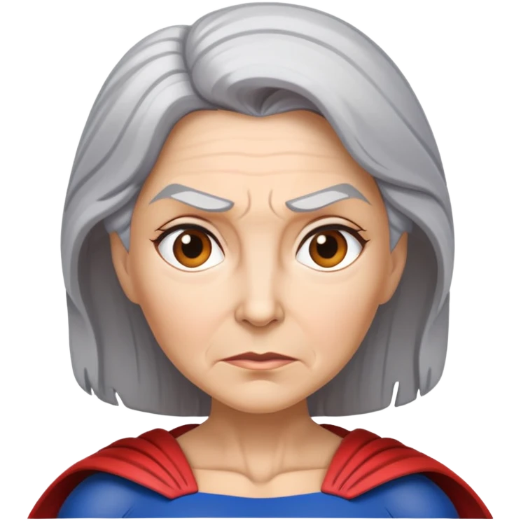 Superwoman older emoji