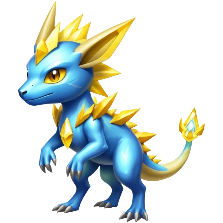  Shiny Sparkly Electric Cool Epic-Manectric-Fakémon-creature emoji