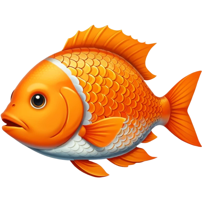 Fish Orange  emoji