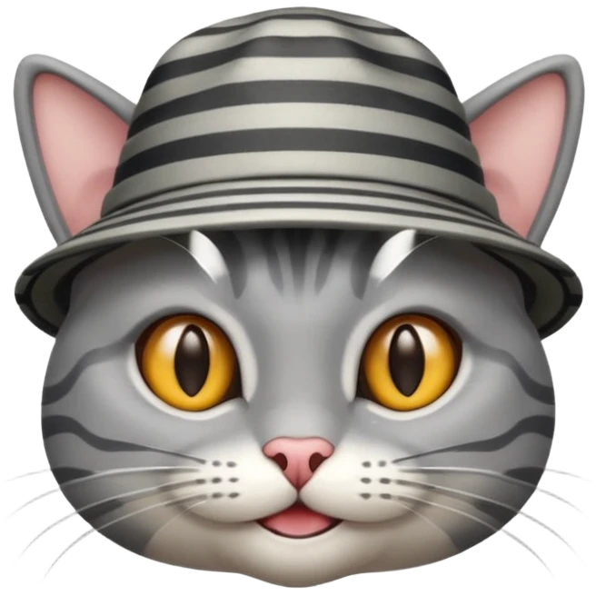 Cat in the hat emoji