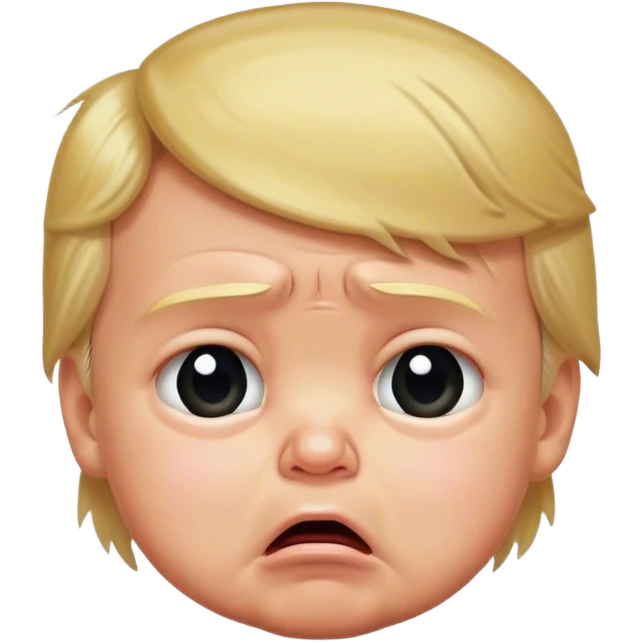 Whining baby Donald trump emoji