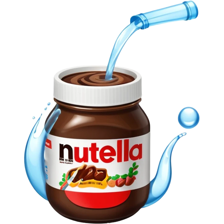 Nutella mit Wasser emoji