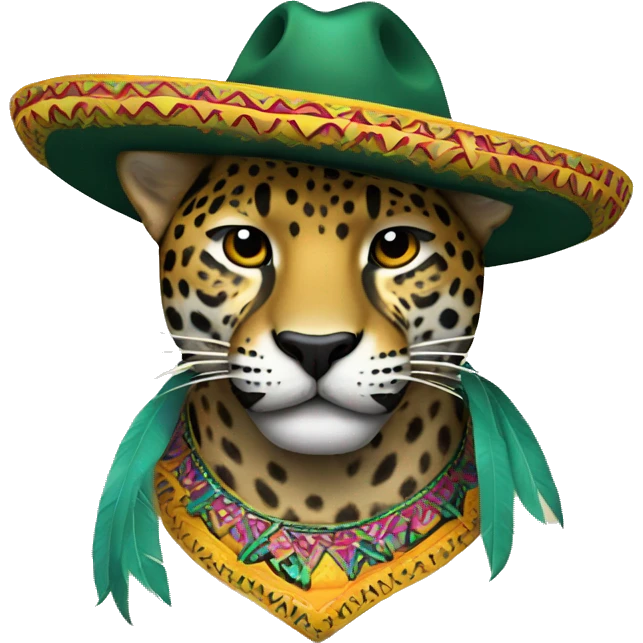 Jaguars with sombrero  emoji