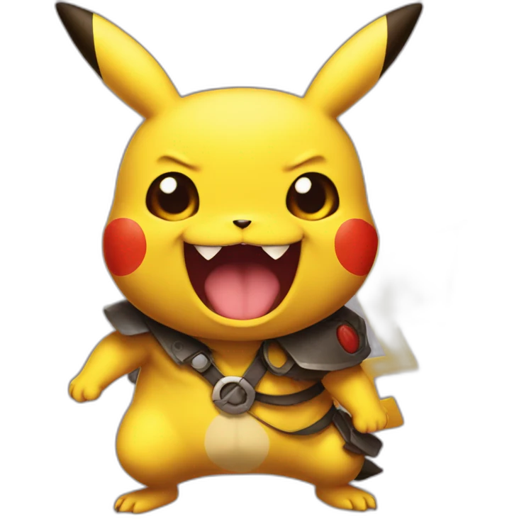 demon pikachu emoji