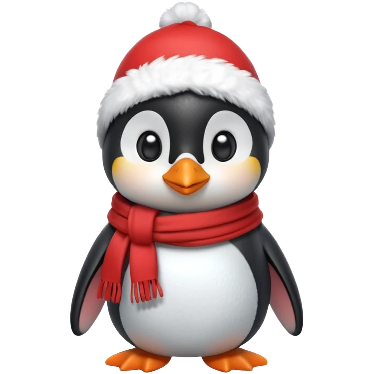 cute penguin character, winter vibe, small scarf, 3D cartoon, mobile game icon style, clean background, no text, no watermark


 emoji
