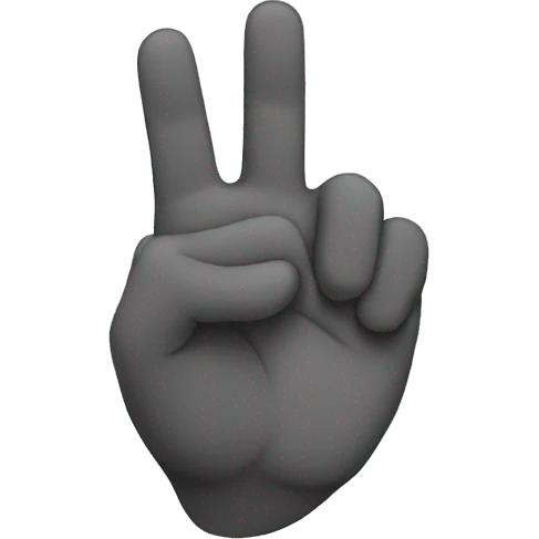 Rock on hand sign emoji