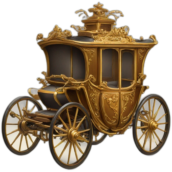 electric cartoon carriage 1800s emoji