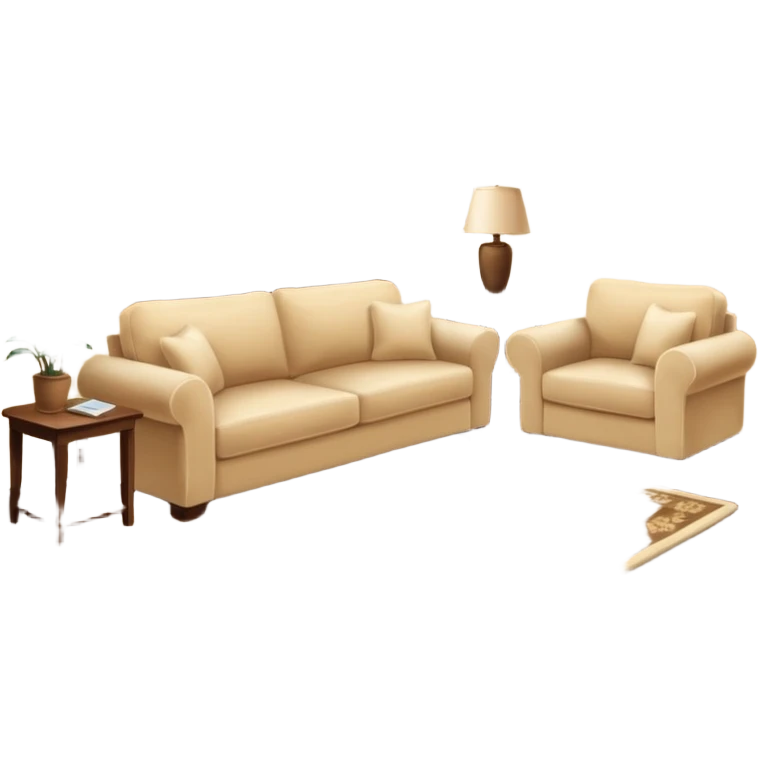 cozy living room emoji