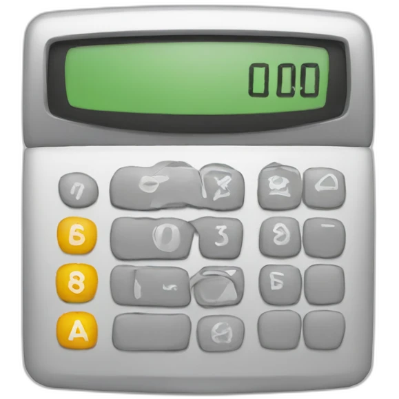 Loan calculator emoji