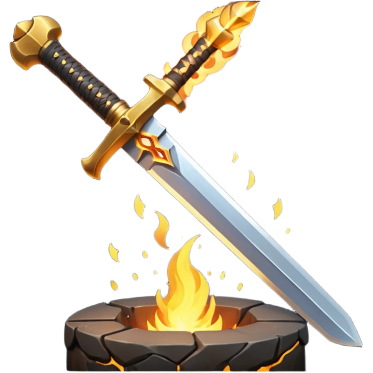 forging sword emoji
