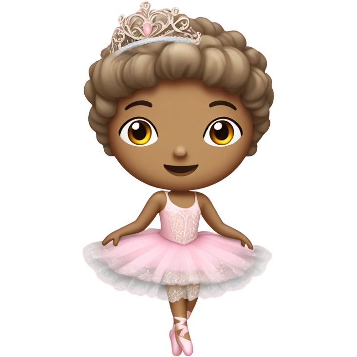 Pink shabby chic ballerina  emoji