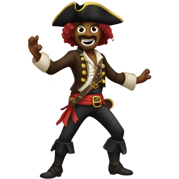 dancing pirate emoji