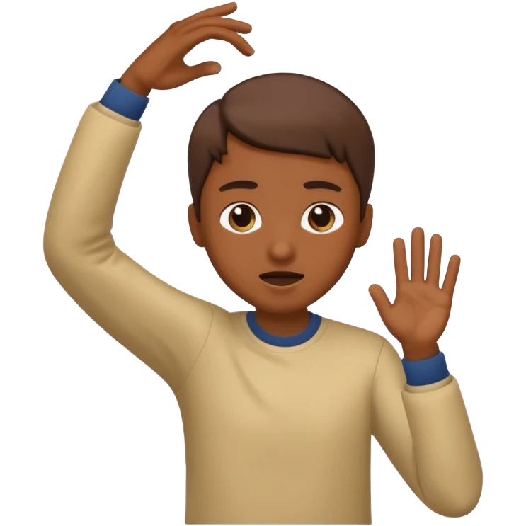 Hitting the dab emoji