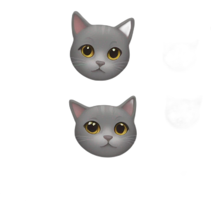 Cat + tee emoji