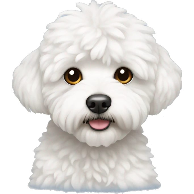 White maltipoo emoji