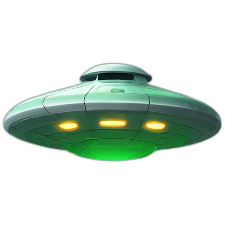 jigsaw puzzle of a picture of a ufo in a light green background emoji