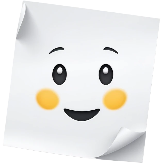 document or file paper emoji