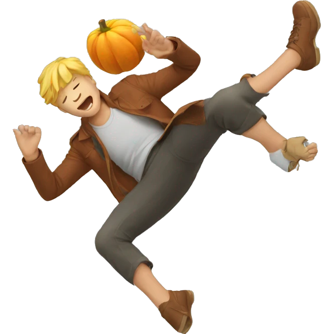 Fall down  emoji