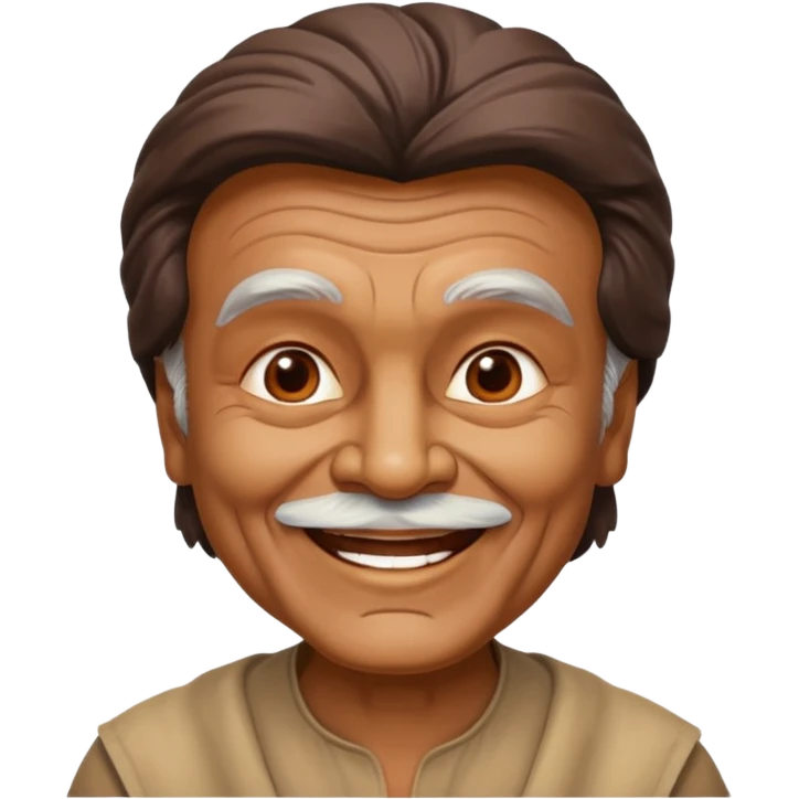 Rajnikant face emoji