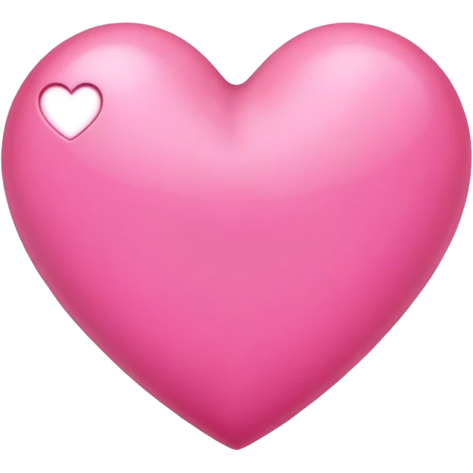 Pink heart emoji