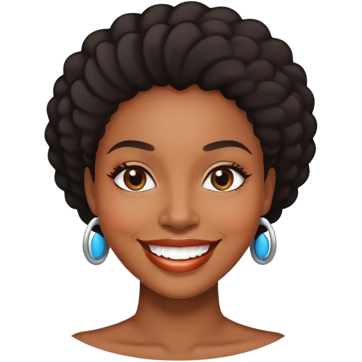 black beautiful woman  emoji
