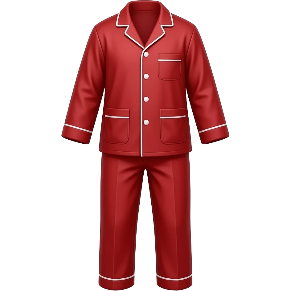 red pajamas emoji