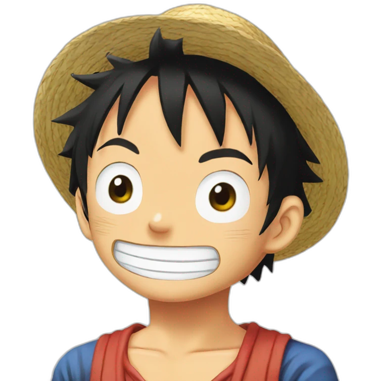 Luffy in anime one piece emoji