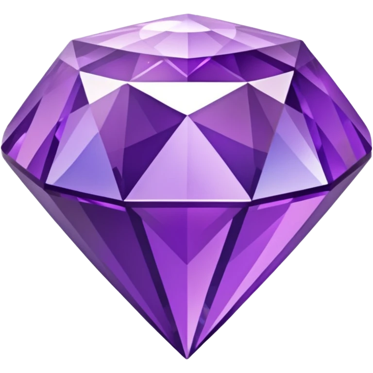 glitter purple crystal diamond emoji