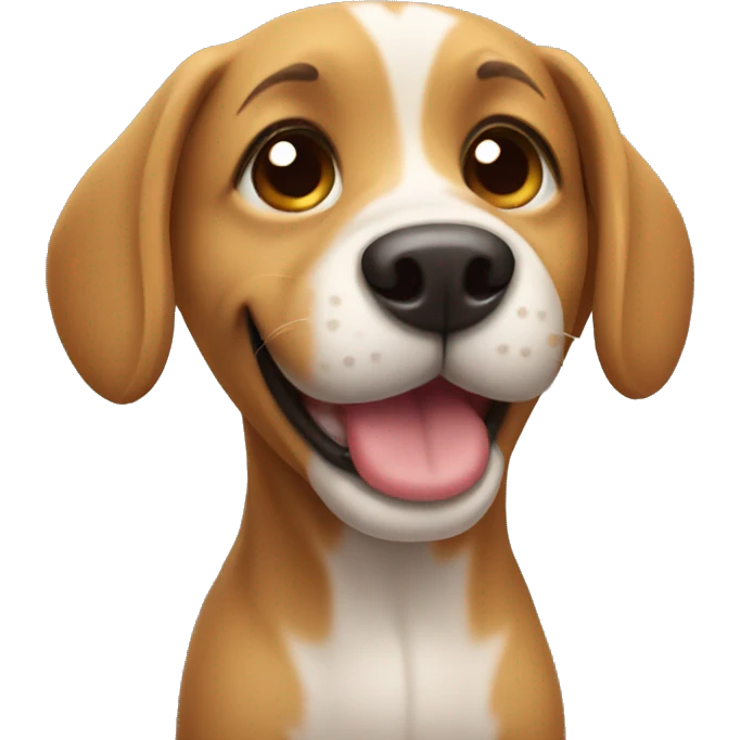Cute dog emoji