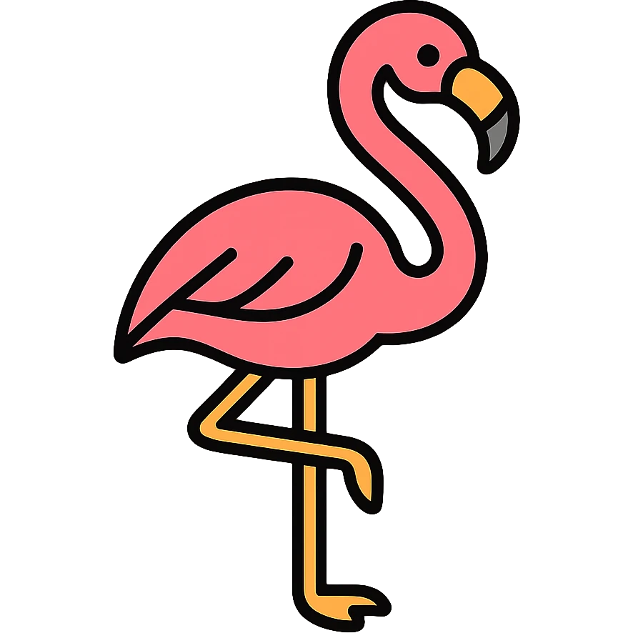 flamingo emoji