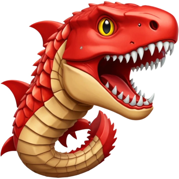 glitter red apex predator emoji