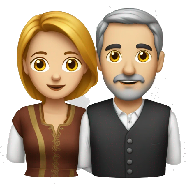 German Woman with turkish husband emoji