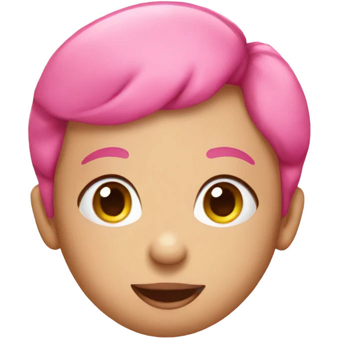 first birthday pink balloon  emoji