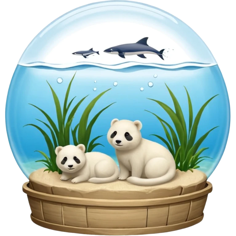 Ракушка с большой жемчужиной внутри. emoji