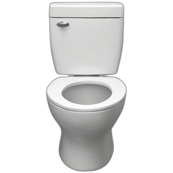 Macron sur un toilettes emoji