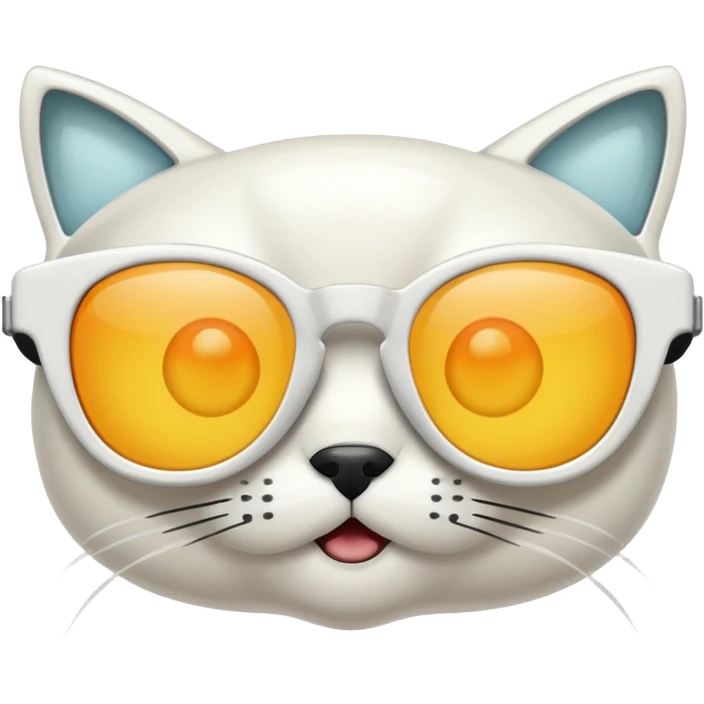 white catseye sunglasses emoji