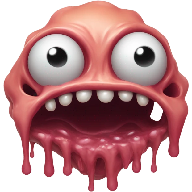 Melting monstrosity  emoji