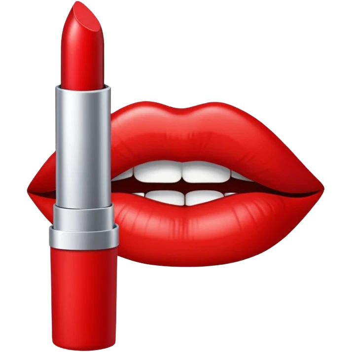 Lipstick mark emoji