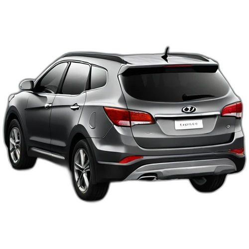Hyundai Santa Fe year 2011 dark grey emoji