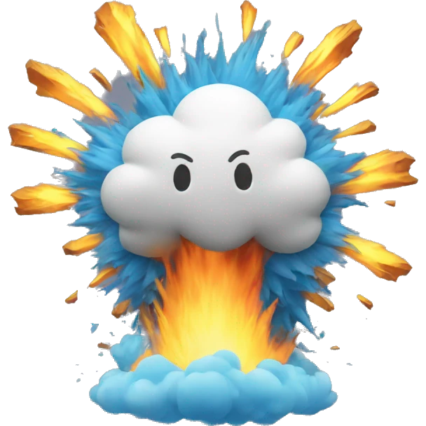 mon logo en explosion emoji