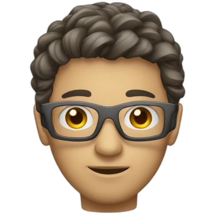a smart hacker guy emoji