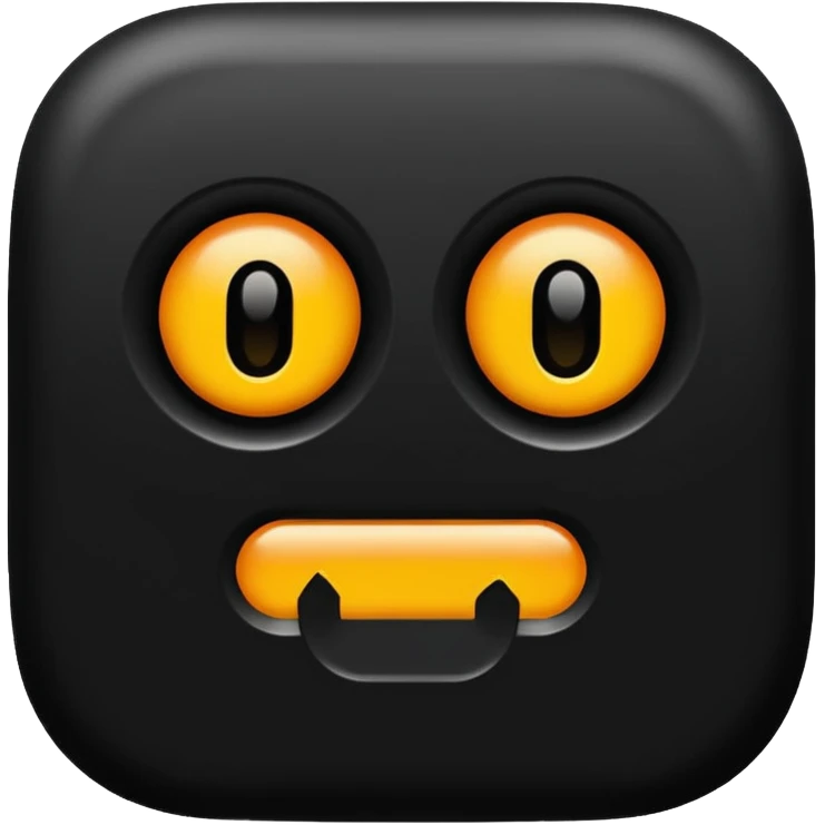 "zlo" text looking very evil emoji