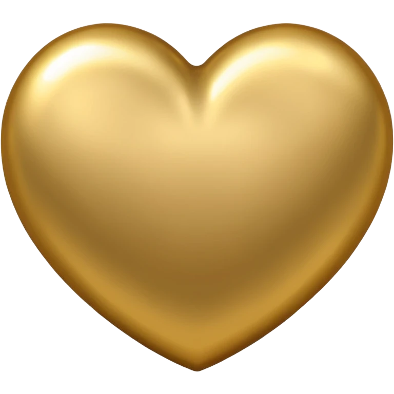 heart with a soft gold glow emoji