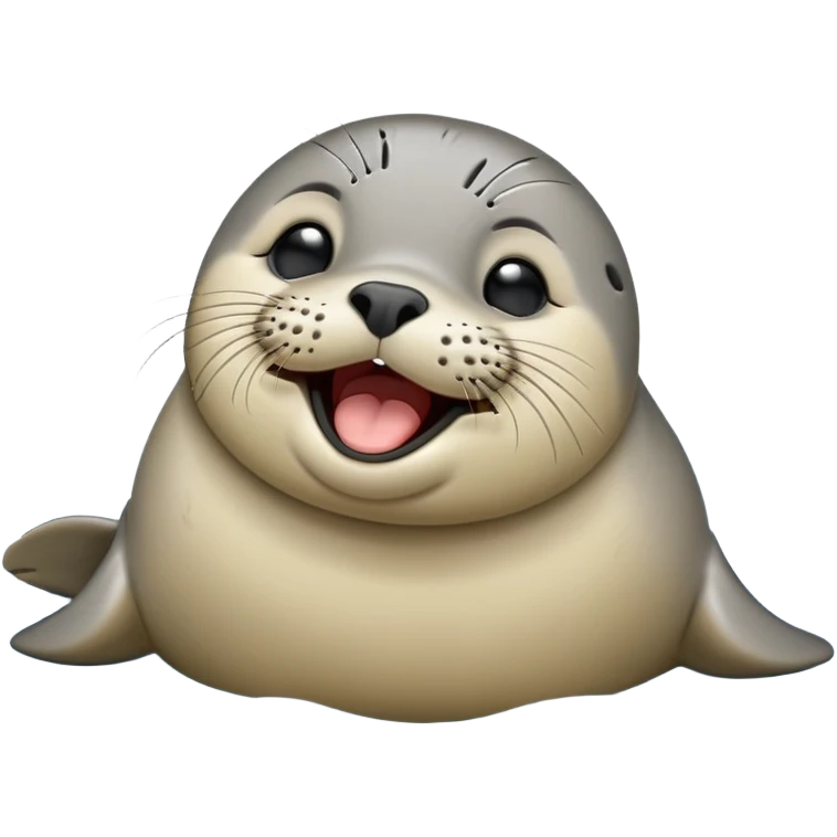 cinematic-cute-yawning-harbour-seal-portrait-emoji,-head-tilted-slightly-with-a-dramatic,-wide-open-yawn,-showcasing-a-smooth,-rounded-body-with-gently-drooping-features-and-sleepy,-half-closed-eyes,-simplified-yet-irresistibly-adorable emoji