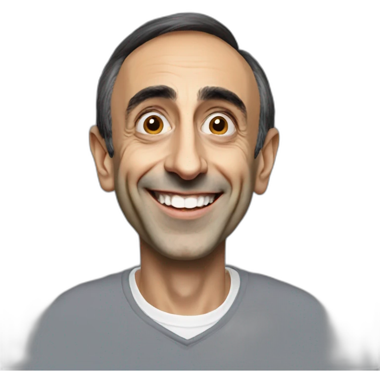 Éric Zemmour sourire malicieux emoji