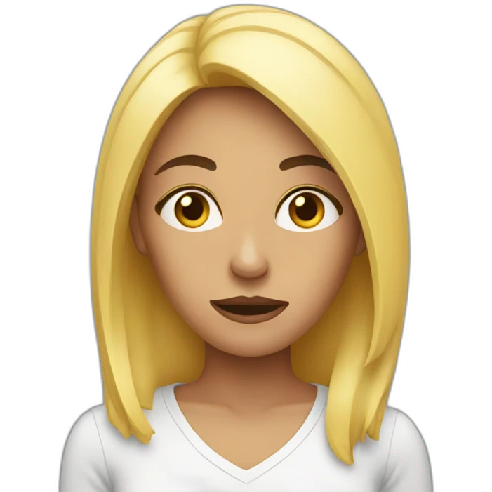 women confuse emoji