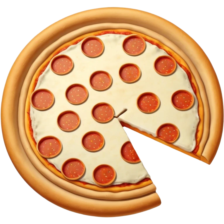Pizza with saturn ring emoji