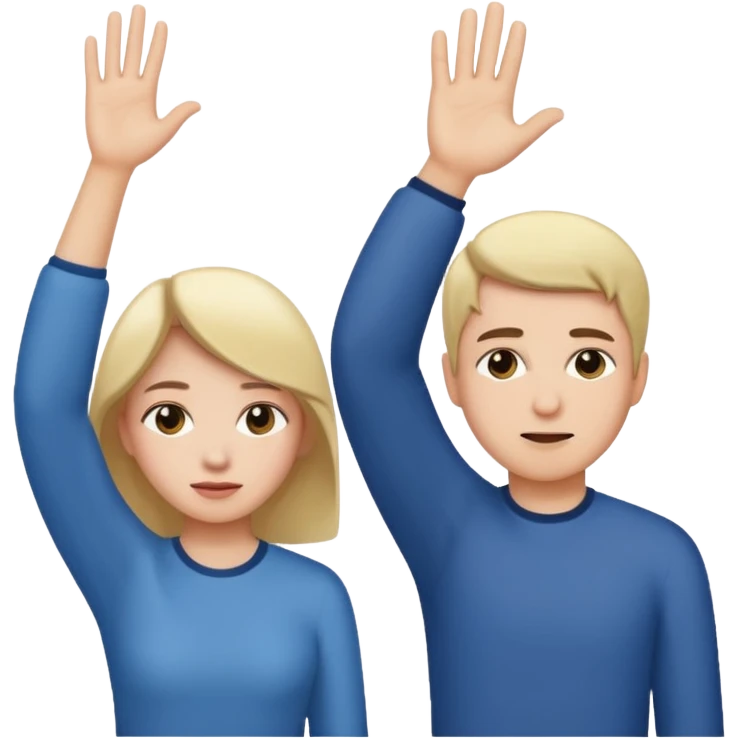 🙇+🙋 create emoji different emoji