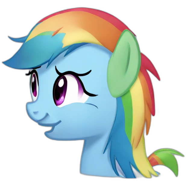 Rainbow dash emoji
