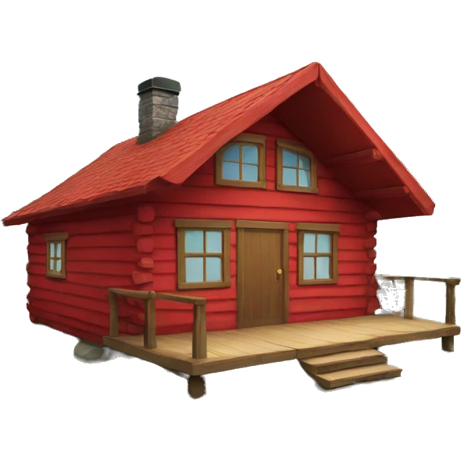 Red cabin emoji